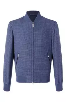 Бомбер из шерсти и шелка Stefano Ricci