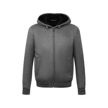 Бомбер из шерсти и шелка Zilli Sport