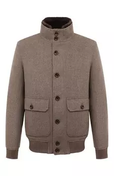Бомбер из шерсти и вискозы Gimo's