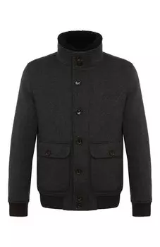 Бомбер из шерсти и вискозы Gimo's