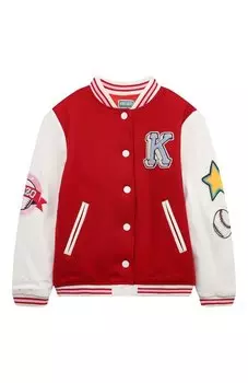 Бомбер из шерсти и вискозы Kenzo