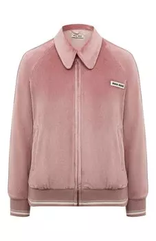Бомбер из вискозы Miu Miu