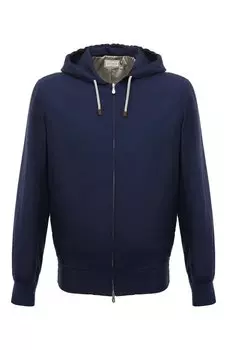 Бомбер изо льна и шерсти Brunello Cucinelli