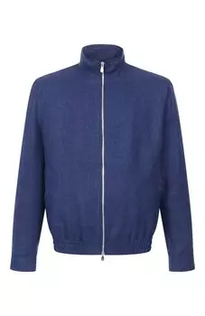 Бомбер изо льна и шерсти Brunello Cucinelli