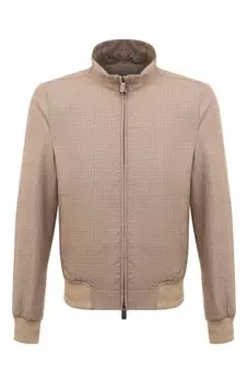 Бомбер изо льна и шерсти Canali