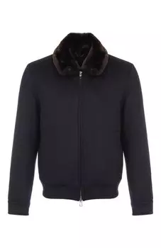 Бомбер с меховой подкладкой Andrea Campagna