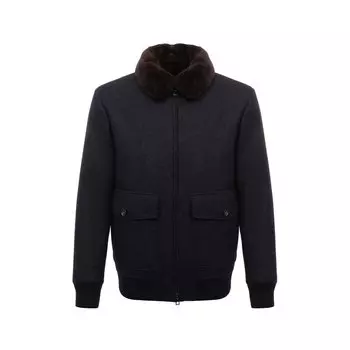 Бомбер с меховой подкладкой Loro Piana