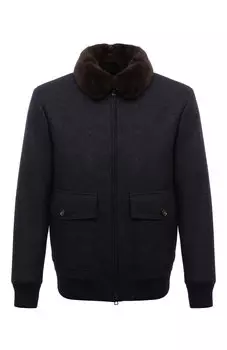 Бомбер с меховой подкладкой Loro Piana