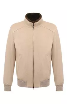 Бомбер с отделкой из меха нутрии MUST