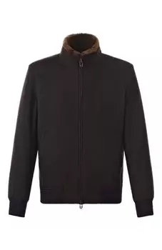 Бомбер с отделкой из меха нутрии MVST