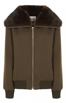 Бомбер с отделкой из норки Yves Salomon