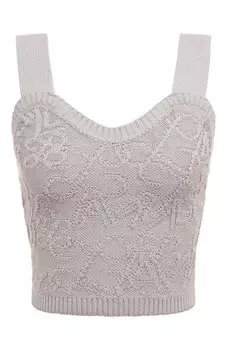 Бра-топ из хлопка и вискозы AND the brand