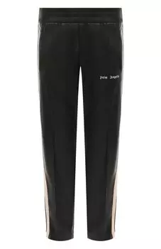 Брюки из экокожи Palm Angels