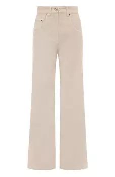 Брюки из хлопка и кашемира Brunello Cucinelli