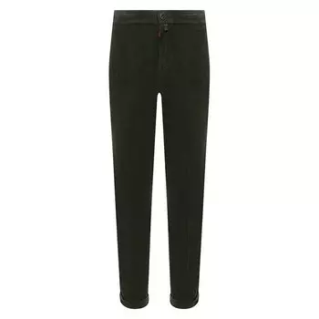 Брюки из хлопка и кашемира Kiton