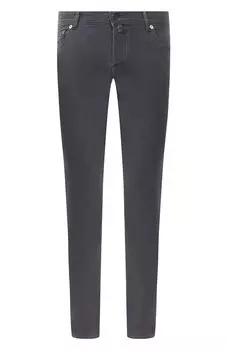 Брюки из хлопка и кашемира Kiton