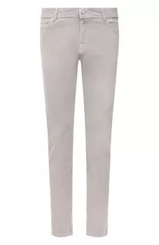Брюки из хлопка и кашемира Kiton