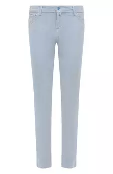 Брюки из хлопка и кашемира Kiton