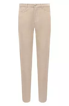 Брюки из хлопка и льна A.P.C.