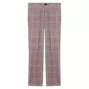 Брюки из хлопка и льна Aletta