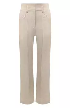 Брюки из хлопка и льна Brunello Cucinelli