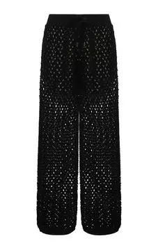 Брюки из хлопка и льна Brunello Cucinelli