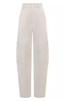 Брюки из хлопка и льна Brunello Cucinelli