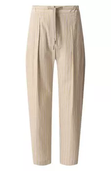 Брюки из хлопка и льна Brunello Cucinelli