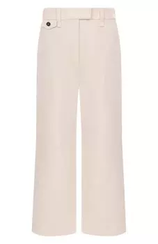 Брюки из хлопка и льна Brunello Cucinelli