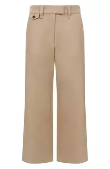 Брюки из хлопка и льна Brunello Cucinelli