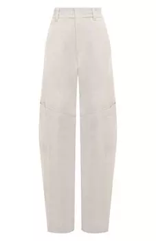 Брюки из хлопка и льна Brunello Cucinelli