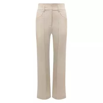 Брюки из хлопка и льна Brunello Cucinelli