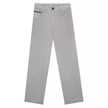 Брюки из хлопка и льна Brunello Cucinelli