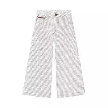 Брюки из хлопка и льна Brunello Cucinelli
