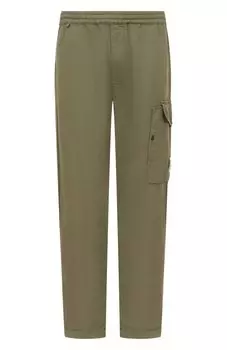 Брюки из хлопка и льна C.P. Company