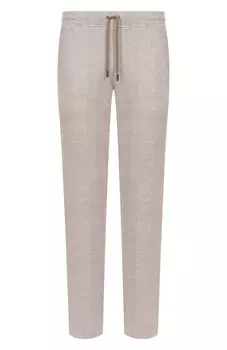 Брюки из хлопка и льна Capobianco