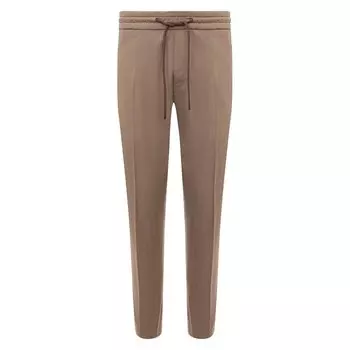 Брюки из хлопка и льна Dondup