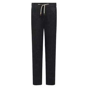 Брюки из хлопка и льна Eduard Dressler