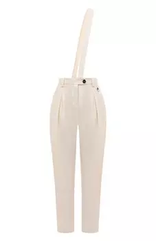 Брюки из хлопка и льна Isabel Benenato