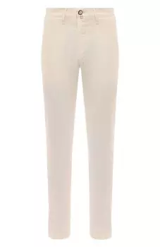 Брюки из хлопка и льна Jacob Cohen