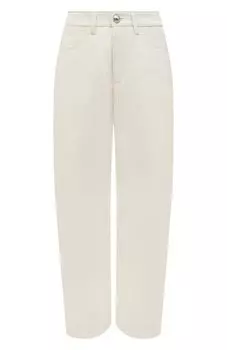 Брюки из хлопка и льна Jil Sander