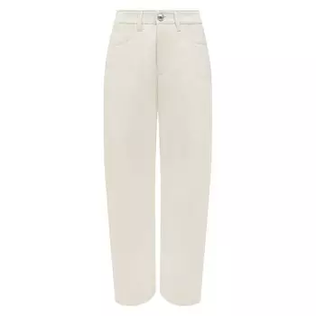 Брюки из хлопка и льна Jil Sander