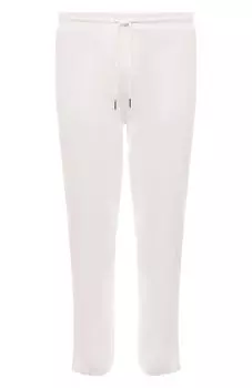 Брюки из хлопка и льна La Martina