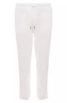 Брюки из хлопка и льна La Martina