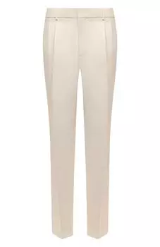 Брюки из хлопка и льна Loro Piana