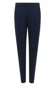 Брюки из хлопка и льна Loro Piana