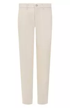 Брюки из хлопка и льна Marco Pescarolo