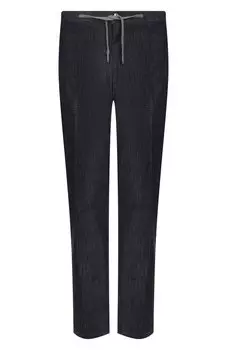 Брюки из хлопка и льна Marco Pescarolo