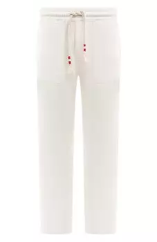 Брюки из хлопка и льна MC2 Saint Barth