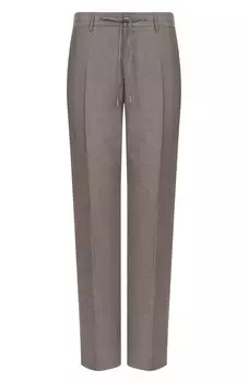 Брюки из хлопка и льна MVST